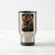 Triquatra multi-coloured mug