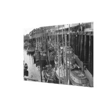 Trolling Fleet at Ketchikan, Alaska Photograph Canvas Print