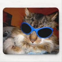 "Trooper The Cat" Cool Dude! Mousepad