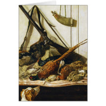 Trophies of the Hunt, 1862 Claude Monet Greeting Card