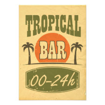 Tropical Bar Photographic Print