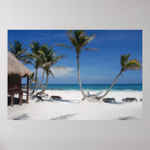 Tropical beach posters