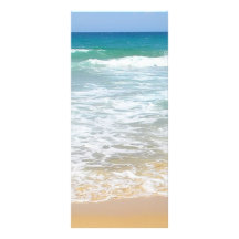Tropical Beach Rack Card