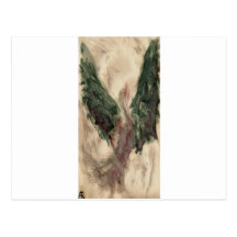 Tropical Bird in Flight (Variant) Postcards