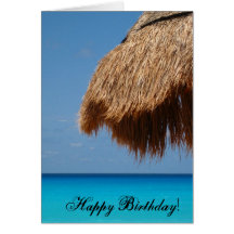 Tropical Birthday Card