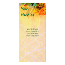 Tropical Borders rack card template