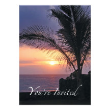 Tropical Bridal Shower Invitation