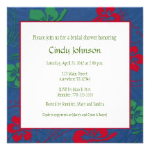 Tropical Bridal Shower Invitation - Custom Photo