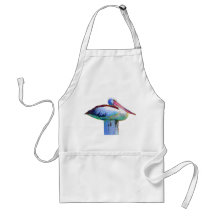 Tropical Coloured Pelican Apron