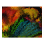 tropical feathers custom invitation