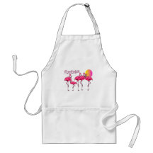 Tropical Flamingo Art Gifts Aprons