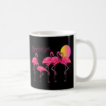 Tropical Flamingo Art Gifts Coffee Mugs