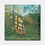 Tropical Forest – Battling Tiger and Buffalo Refrigerator Magnets