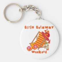 Tropical Girls Getaway Weekend Key Chains