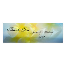 Tropical Haven Wedding Business Card