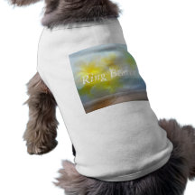 Tropical Haven Wedding Doggie Shirt