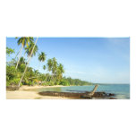 Tropical Landscape Customized Photo Card