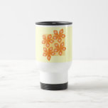 Tropical orange flowers on cream. Pretty. Coffee Mugs