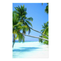 Tropical Palm Beach! Stationery