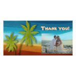 Tropical Palm Tree Photo Card Template