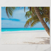 Tropical Paradise Beach Full Colour Flyer