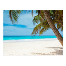 Tropical Paradise Beach Post Cards