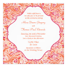 Tropical Paradise Invitation