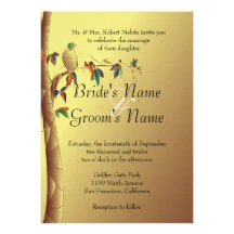 Tropical Paradise Wedding Invitation