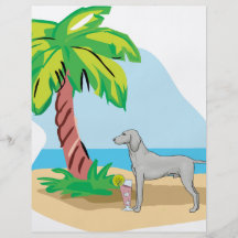 tropical weimaraner flyer