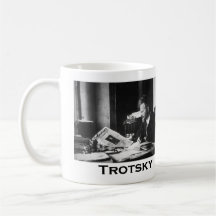 Trotsky reading "The Militant" Coffee Mugs