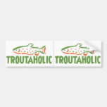Trout Fisherman Fishing Bumper Stickers
