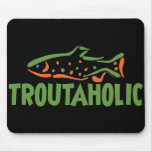 Trout Fisherman Fishing Mouse Mat