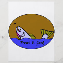 Trout Is Good II Flyer Design