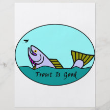 Trout Is Good III Flyer Design