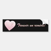Trouver un remède! Bumper Sticker