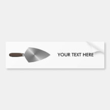 Trowel Bumper Sticker
