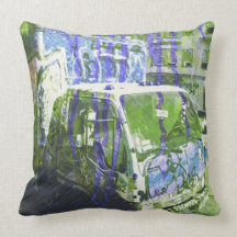 Truck-A-Licious Bang ( graffiti Love ) Pillow