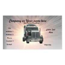 Truck Business Card Templates