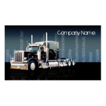 Truck - transportation & logistics business card