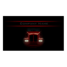 Truck - transportation & logistics business card