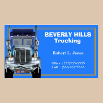 Truckers Business Card business cards
