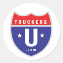 TruckersU.com Shield Sticker