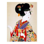 True Beauty Vintage Japanese Print Postcard