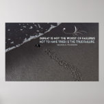 True Failure Inspirational Poster Print