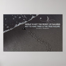 True Failure Inspirational Poster Print