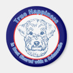 True Happiness with a Schnoodle Magnets