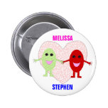 True Love Couples Customisable Button