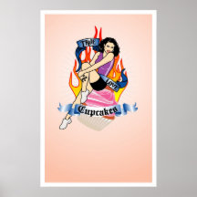 True Love Cupcakes Bakery Poster