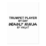Trumpet Deadly Ninja by Night Post Card