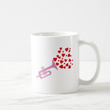 Trumpet Hearts Mug